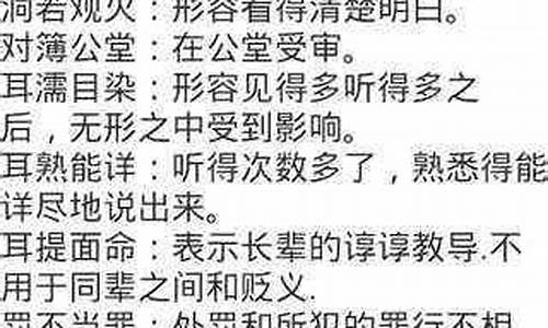 成语及翻译一百个_成语及翻译一百个字